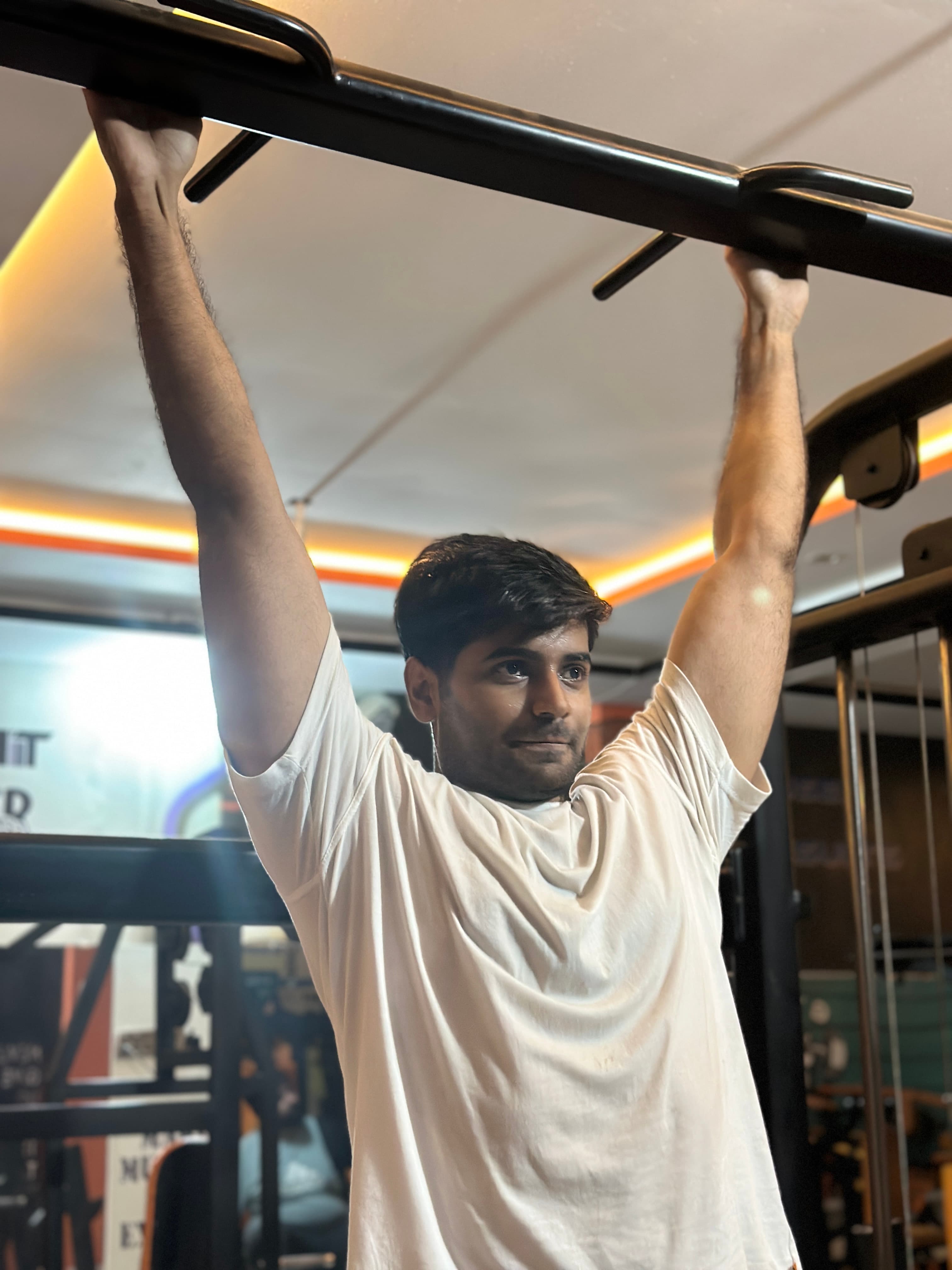 Shahzada Ali Hassan at the gym