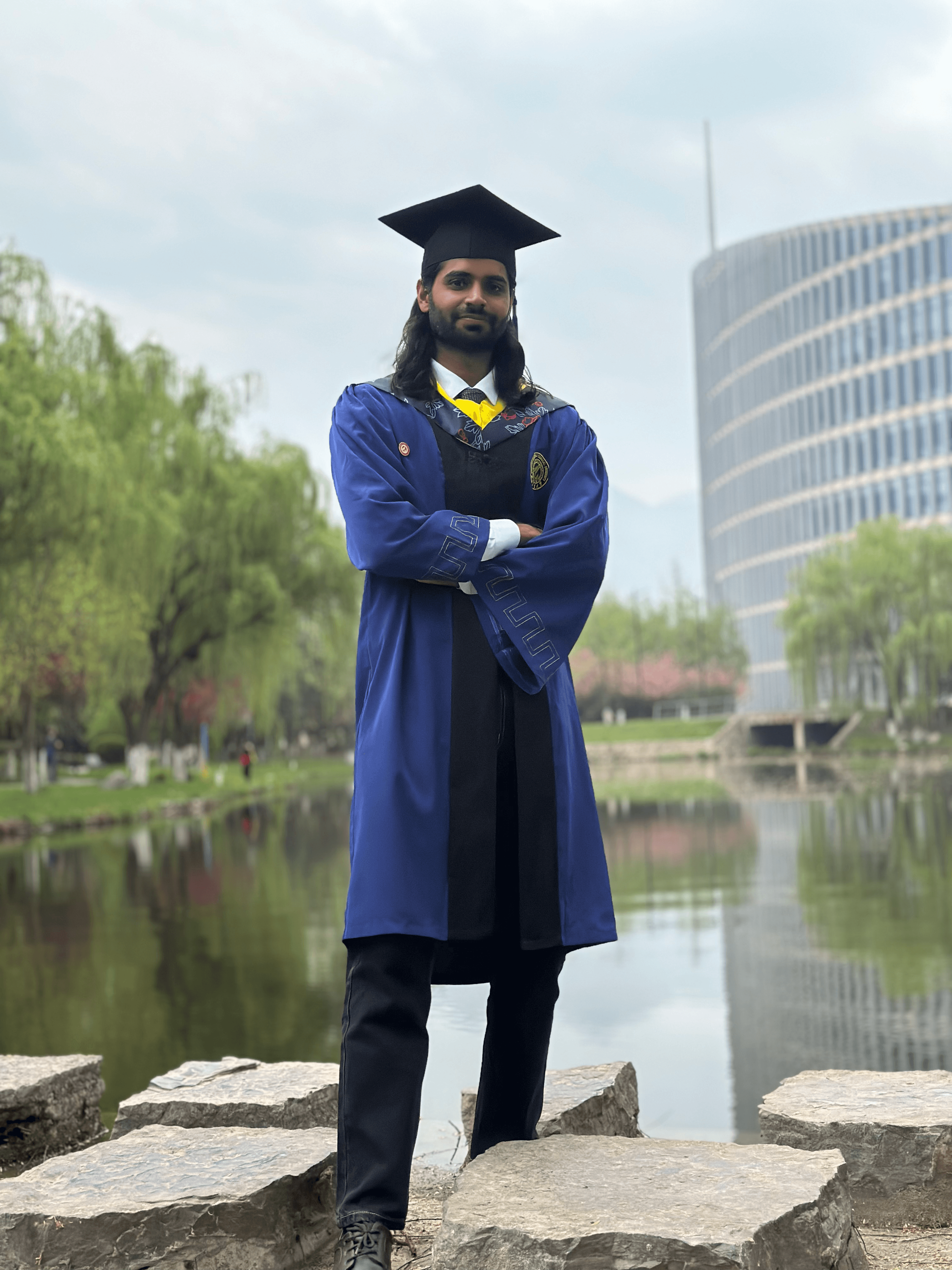 Shahzada Ali Hassan at Northwestern Polytechnical University graduation 2024